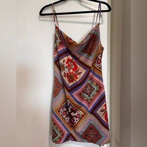 Urban Outfitters Multicolor Patchwork Mini Dress